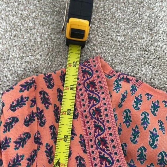 NWT RAGA Avah Geometric Print Split Front Maxi Dress - Picture 14 of 14